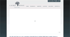 Desktop Screenshot of laurelridgetownhomes.com